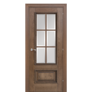 Usa interior Romula 1 Sticla Fazeta Stejar Chestnut