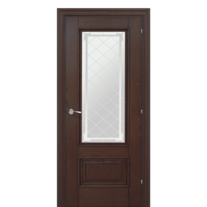 Usa interior Romula 1 Sticla Saten Stejar Coniac