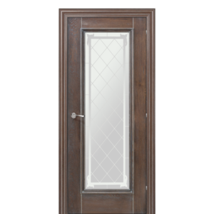 Usa interior Romula 5 Sticla Saten Stejar Gri