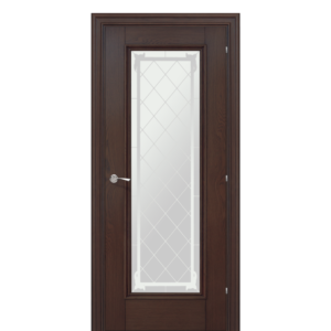 Usa interior Romula 5 Sticla Saten Stejar Coniac